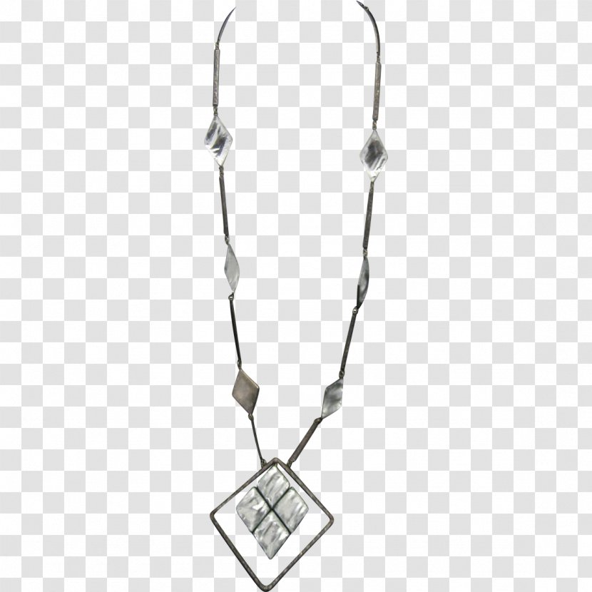 Necklace Charms & Pendants Body Jewellery Chain - Silver Transparent PNG