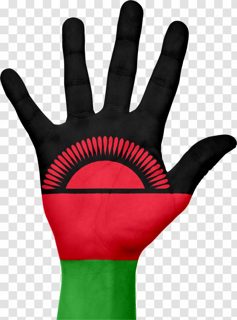 Flag Of Malawi North Korea Burkina Faso National Haiti - Hand Transparent PNG