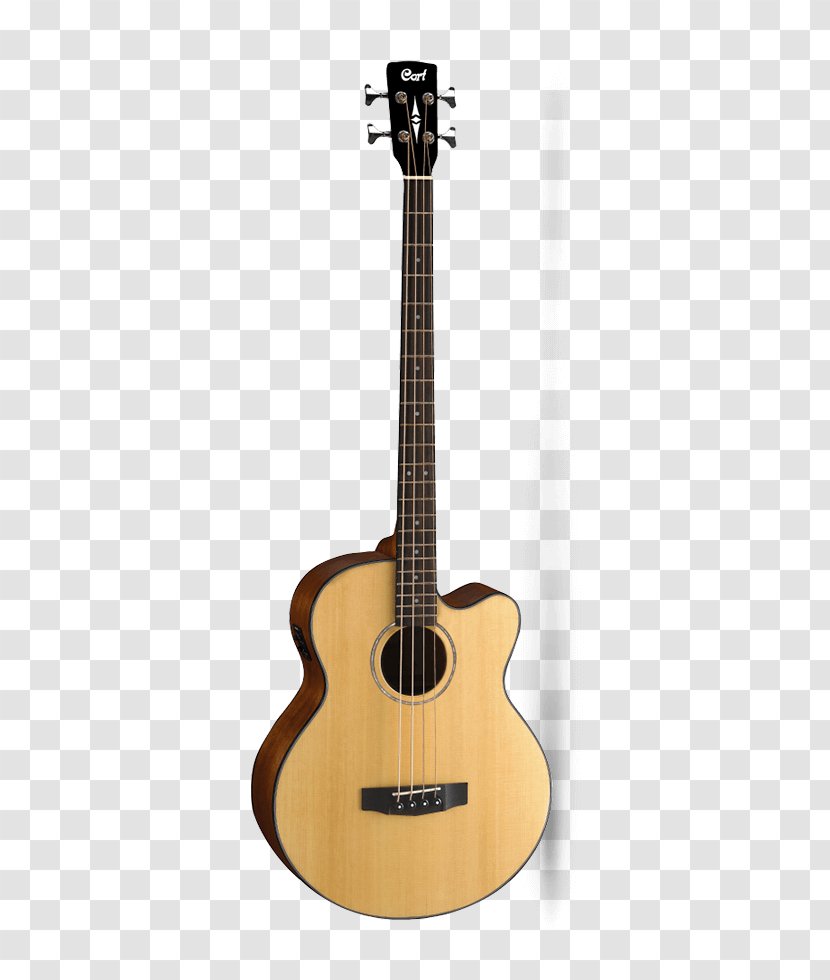 Acoustic Bass Guitar Cort Guitars - Double Transparent PNG