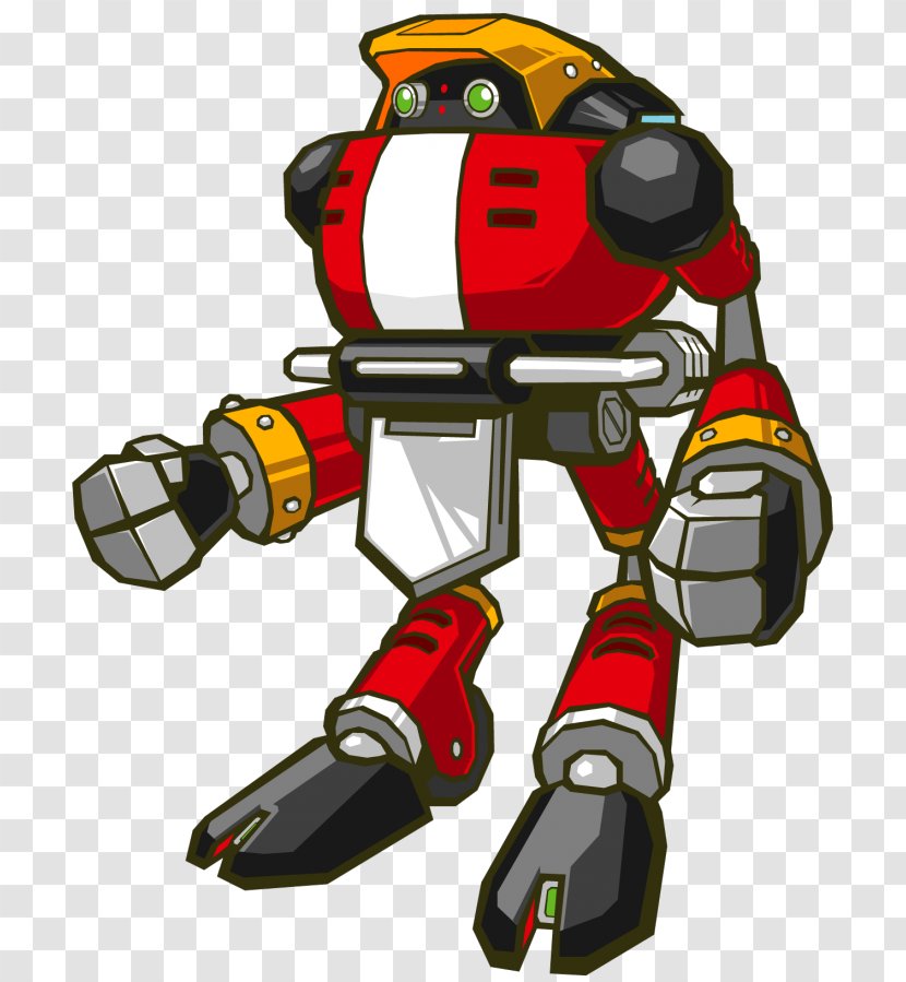 E-102 Gamma Sonic Battle Doctor Eggman Knuckles The Echidna Chaos - Fictional Character - Emerl Transparent PNG