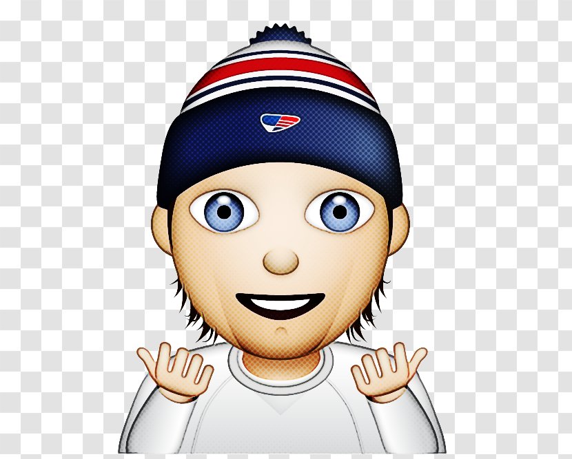 American Football Background - Emoji - Smile Cap Transparent PNG