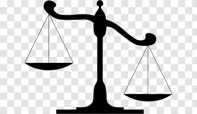Measuring Scales Justice Clip Art Balans Image - Monochrome - Lawyer Icon Transparent PNG