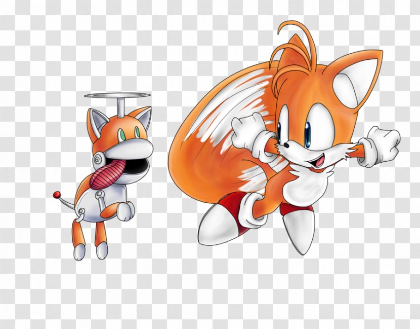 Tails Drawing Fan Art Sonic Chaos - Puppy - Pup Play Tail Transparent PNG