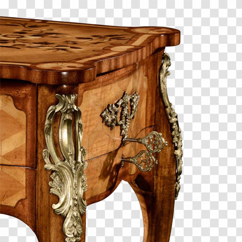 Bedside Tables Furniture Art Deco Armoires & Wardrobes - Carving - Writing Table Transparent PNG
