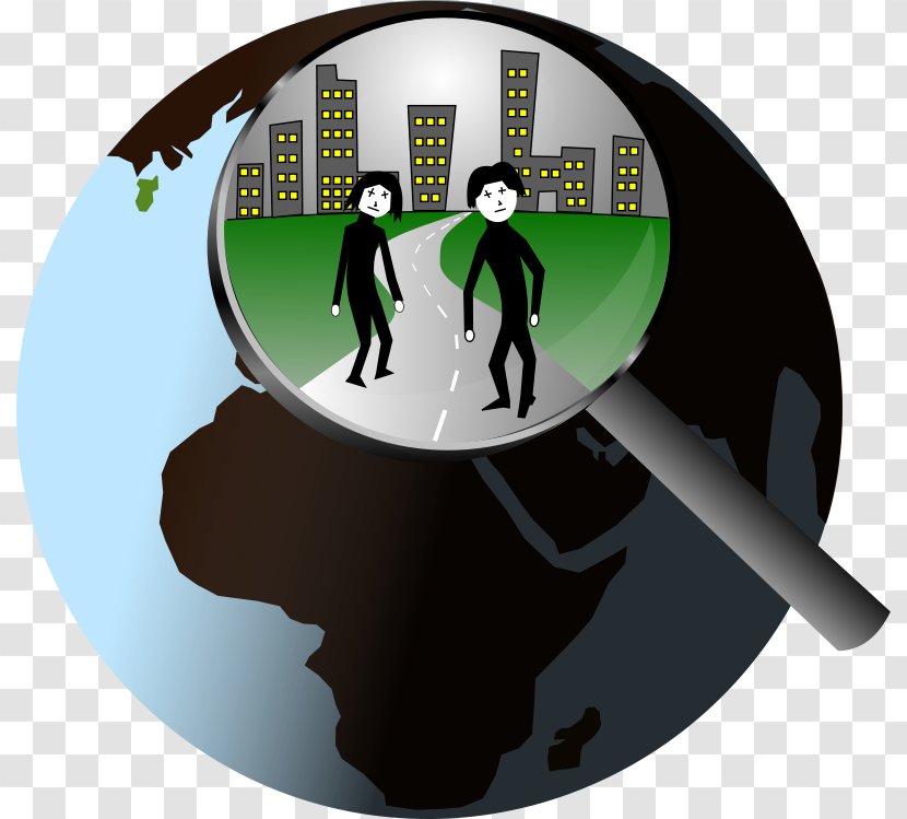 Download Clip Art - Silhouette - Earth City Transparent PNG