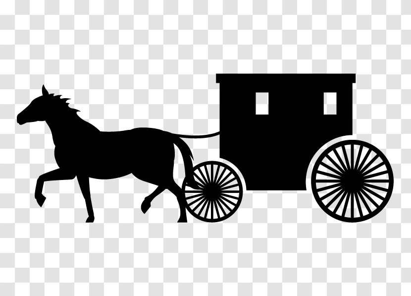Horse Vehicle Mane Supplies Wagon - And Buggy Mare Transparent PNG