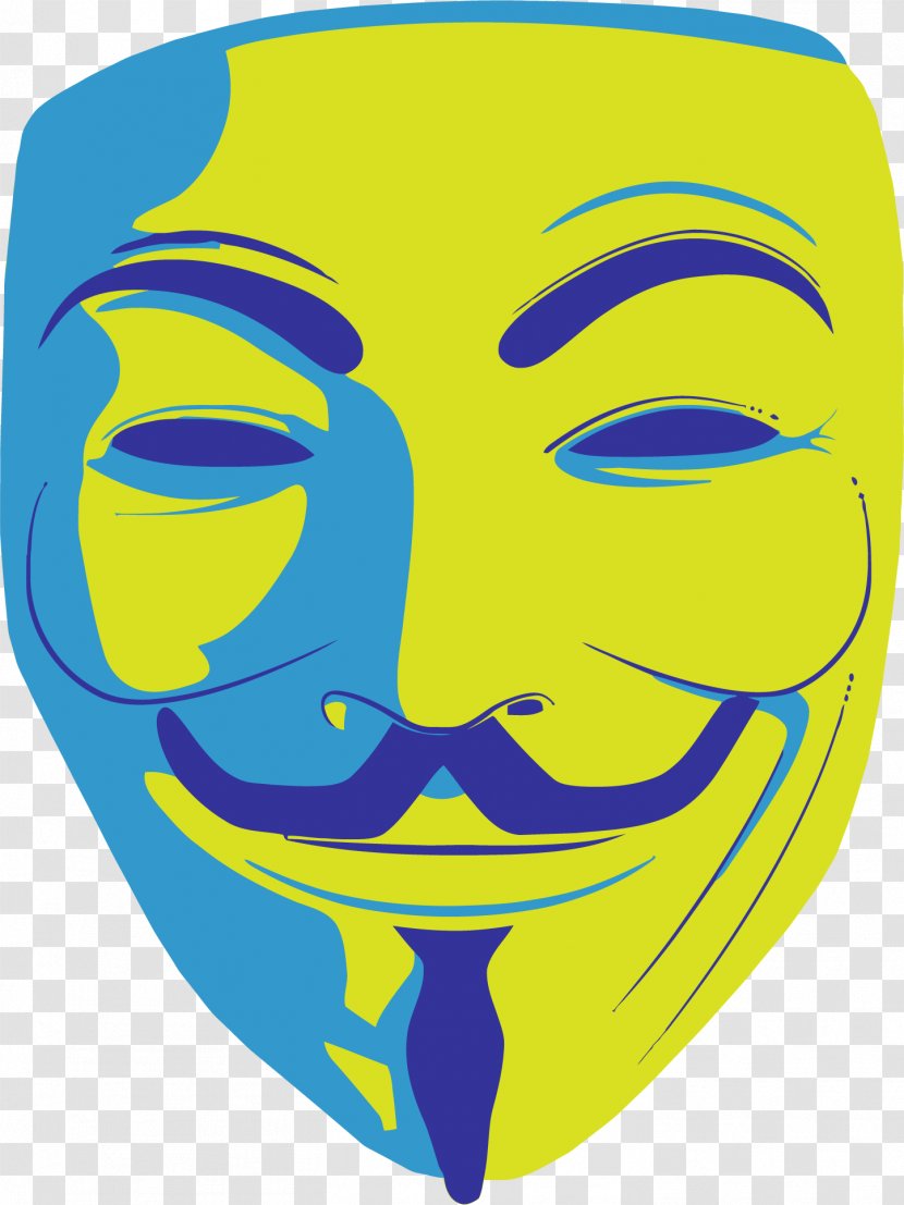 Anonymous Guy Fawkes Mask Clip Art Transparent PNG