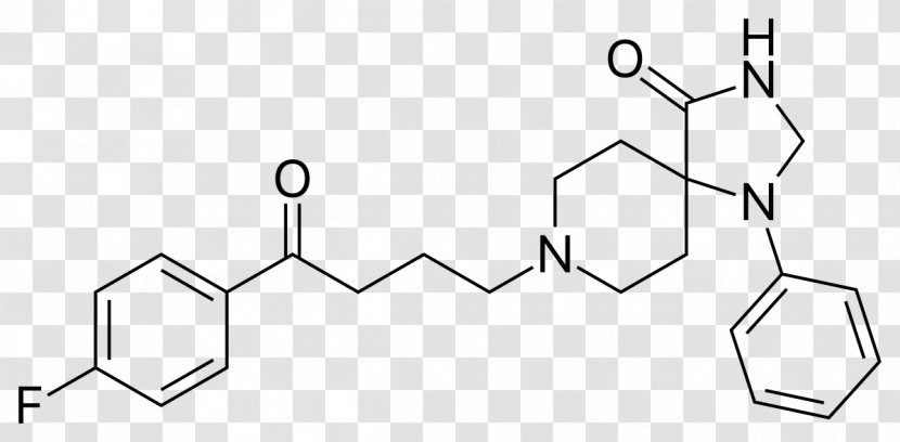 Pharmaceutical Drug Penfluridol Zofenopril Structure Chemistry - Line Art - Typical Antipsychotic Transparent PNG