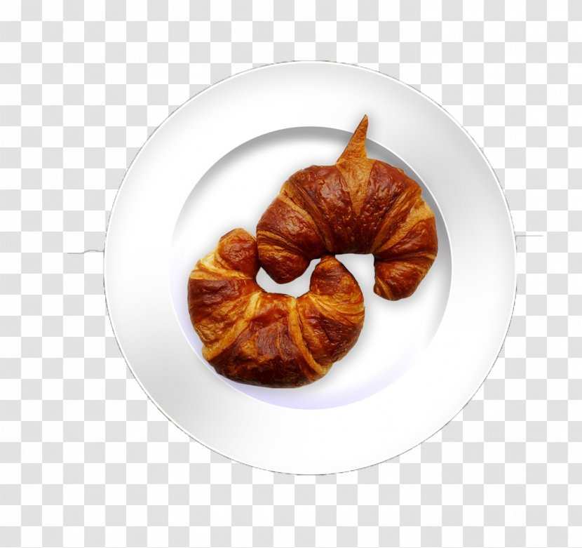 Breakfast Organic Food Puff Pastry Buffet - Health - 2 Croissant Transparent PNG