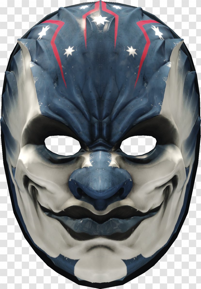 Payday 2 Mask Payday: The Heist Overkill Software Headgear - Sydney Transparent PNG