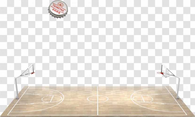 Floor Wall Tile Pattern - Flooring - Basketball Court Transparent PNG