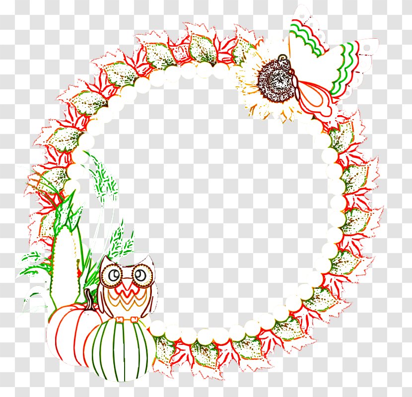 Floral Design Christmas Ornament Wreath - Decor - Brushwork Tosca Color Transparent PNG