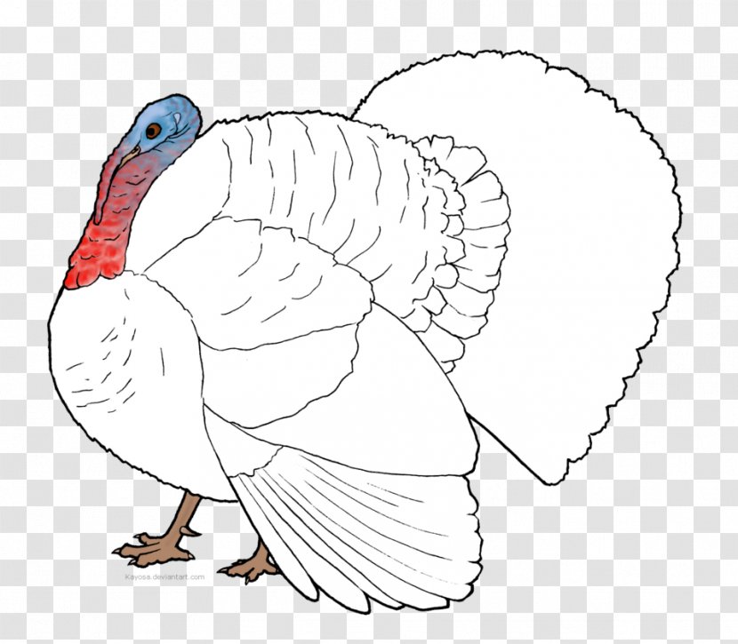 Turkey Meat Chicken As Food Bird - Watercolor Transparent PNG