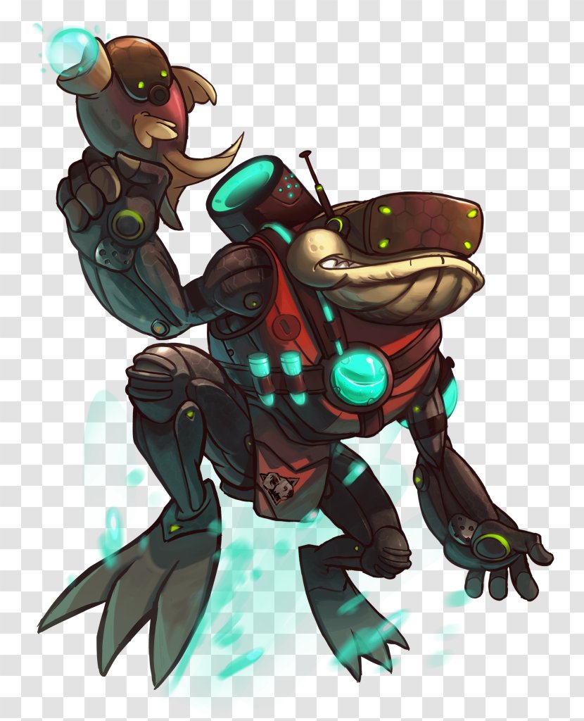 Awesomenauts - Smite - The 2D Moba Video Games Multiplayer Online Battle Arena SmiteAwesomenauts Characters Transparent PNG