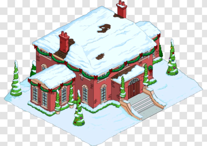 The Simpsons: Tapped Out Rainier Wolfcastle Apu Nahasapeemapetilon Christmas Manor House Transparent PNG