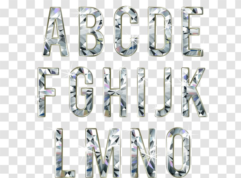 Typeface Diamond Font - Police Vectorielle - Vector Fonts Transparent PNG