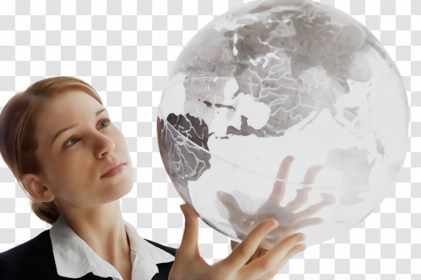 World Globe Earth Human Hand - Gesture - Planet Sphere Transparent PNG