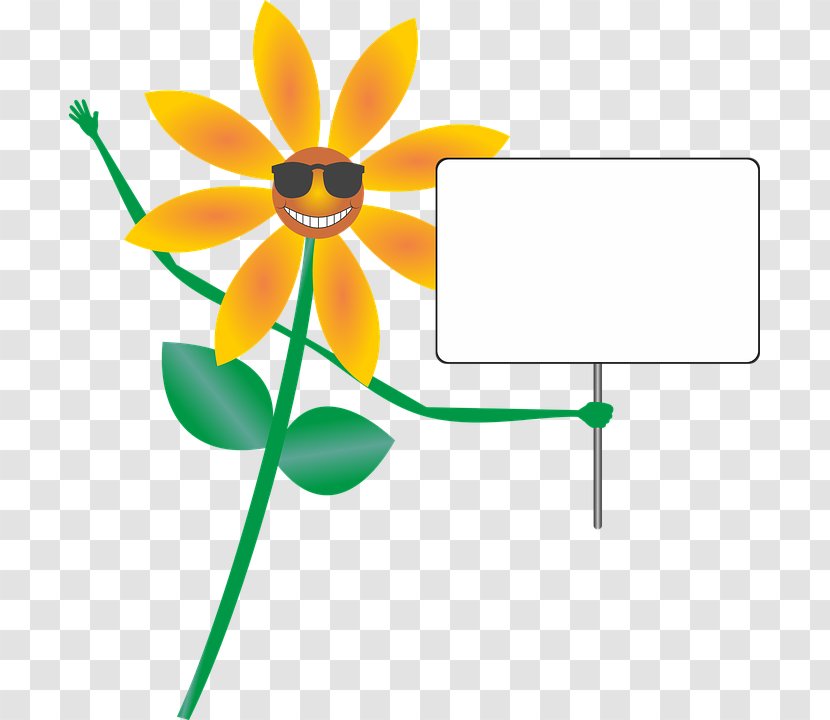 Postcard Birthday Addressee Cousin Uncle - Birth - Sunflower Smile Tips Transparent PNG