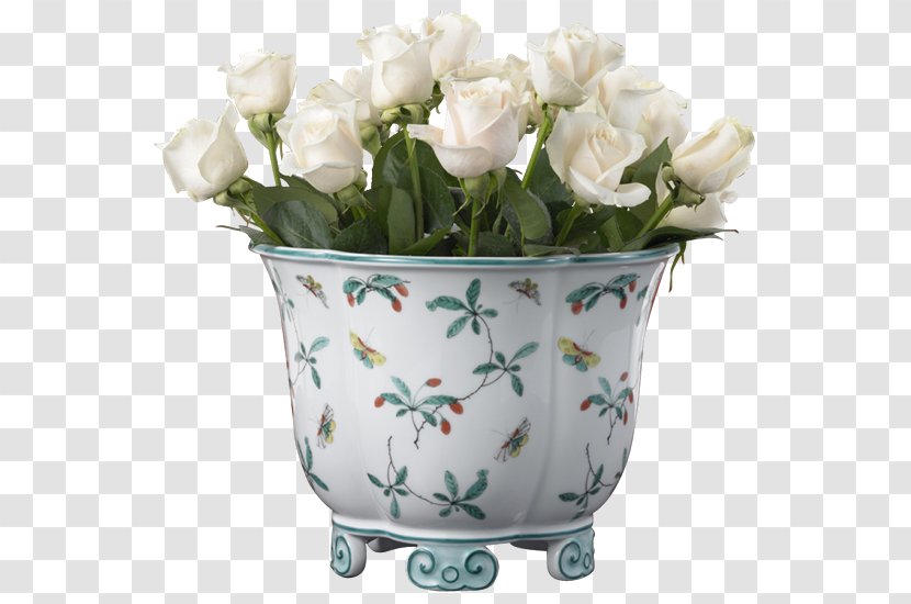 Garden Roses Flowerpot Mottahedeh & Company Famille Verte Mug - Flowering Plant Transparent PNG