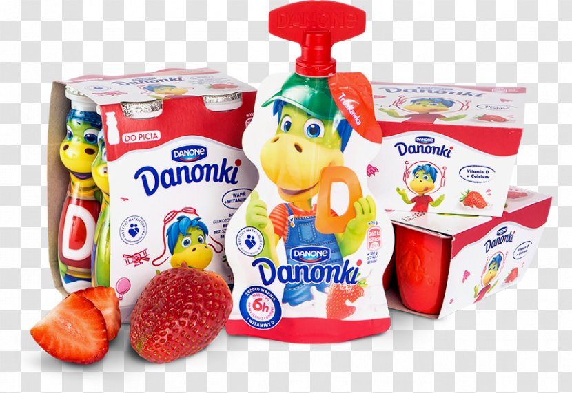 Fruit Yoghurt Milk Junk Food Danone - Flavor Transparent PNG