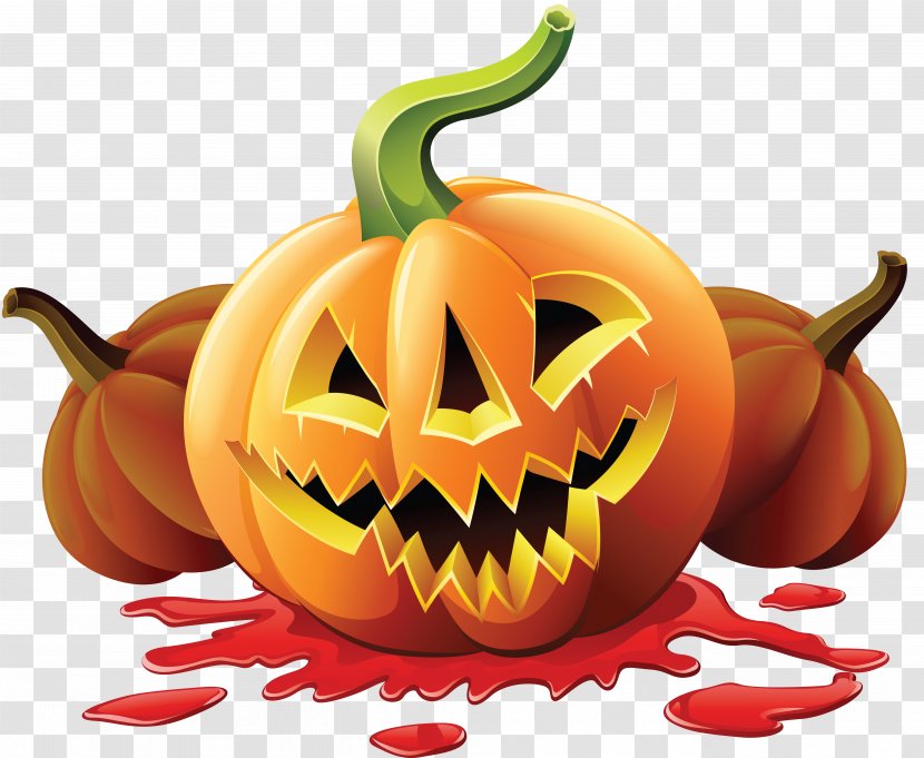 Halloween Jack-o'-lantern Clip Art - Pumpkin Transparent PNG
