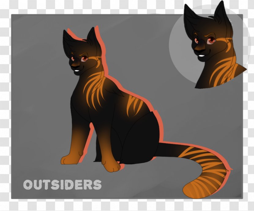 Black Cat Whiskers Cartoon - Like Mammal Transparent PNG