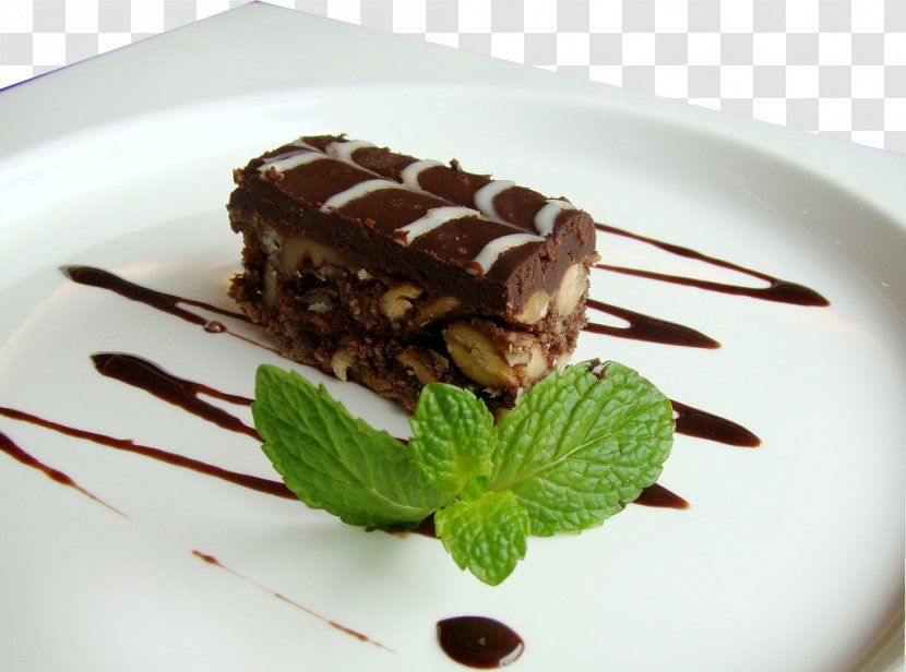 Chocolate Brownie European Cuisine Cake Puff Pastry Transparent PNG