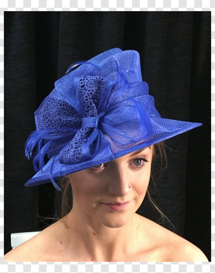 Headpiece Blue Hat Charlotte James Boutique Fascinator - Flower - Tadashi Shoji Cocktail Dresses Transparent PNG