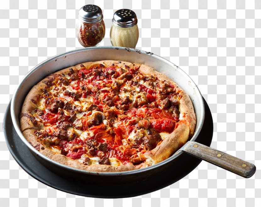 Sicilian Pizza California-style Cheese Cuisine - Thought Transparent PNG