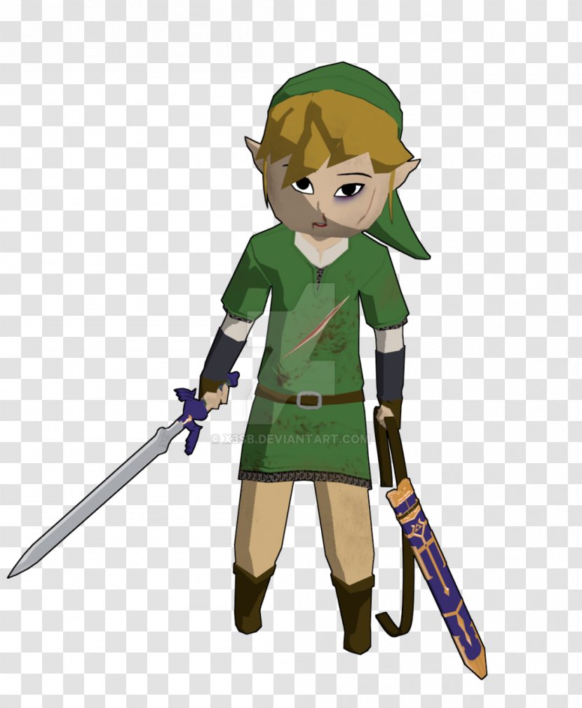 The Legend Of Zelda: Skyward Sword Link Video Game Character Fan Art - Defeat Transparent PNG