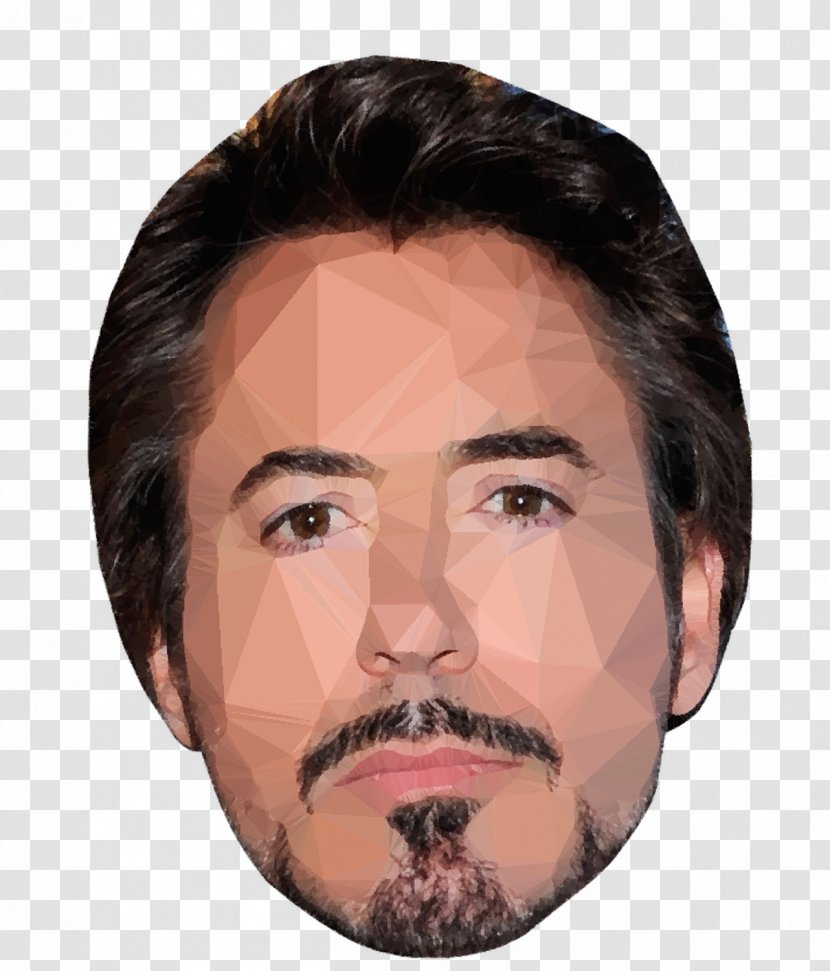 Robert Downey Jr. Celebrity Masks: Pop Stars Actor United States Of America - Beard Transparent PNG