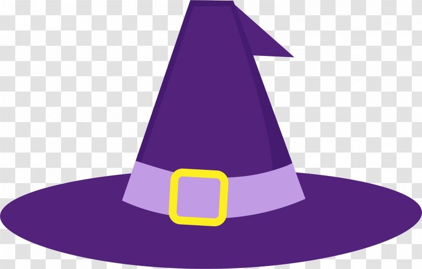 Halloween Candy Corn Clip Art - Drawing - Purple Witch Hat Transparent PNG