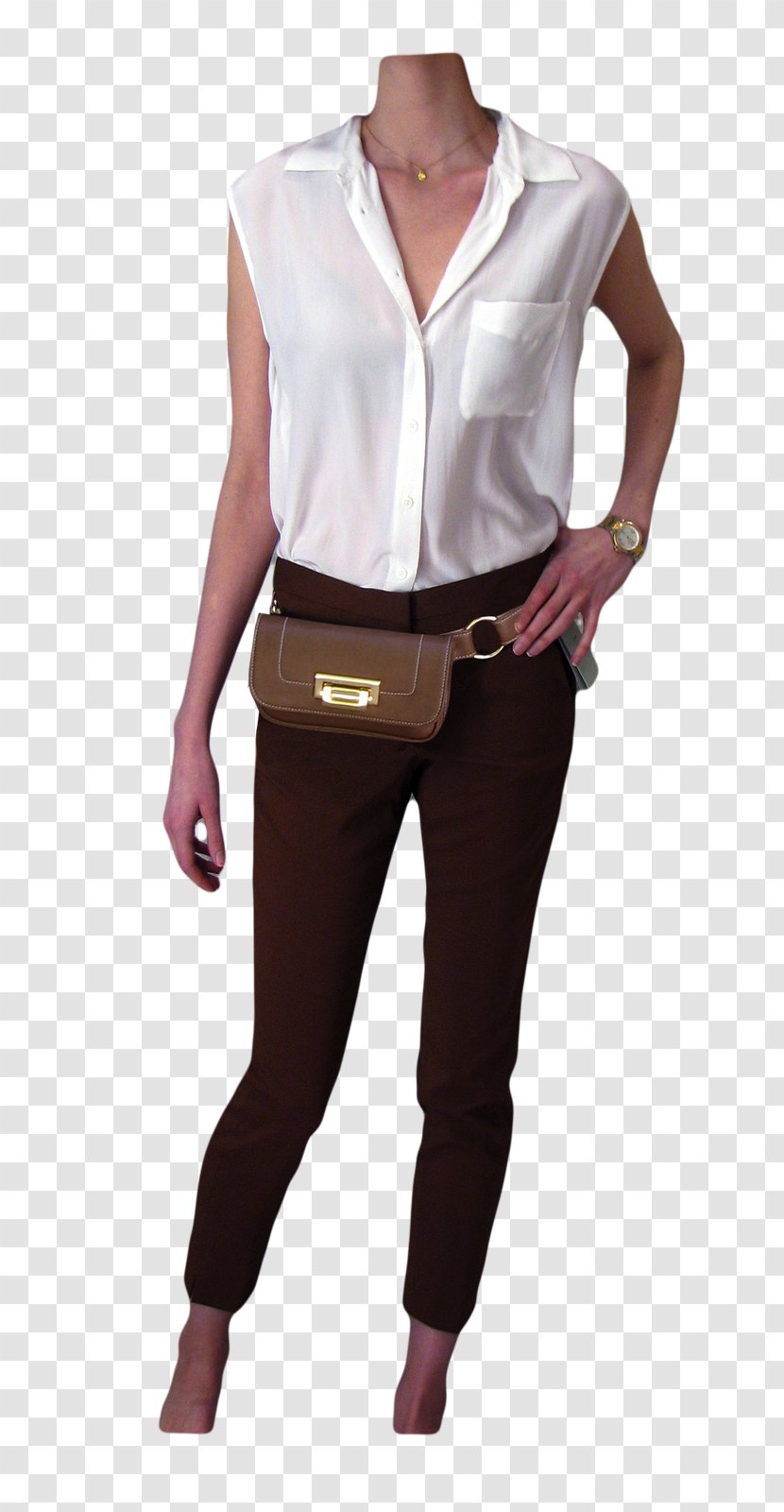 Outerwear Sleeve Zara Clothing Blouse - Belt Transparent PNG