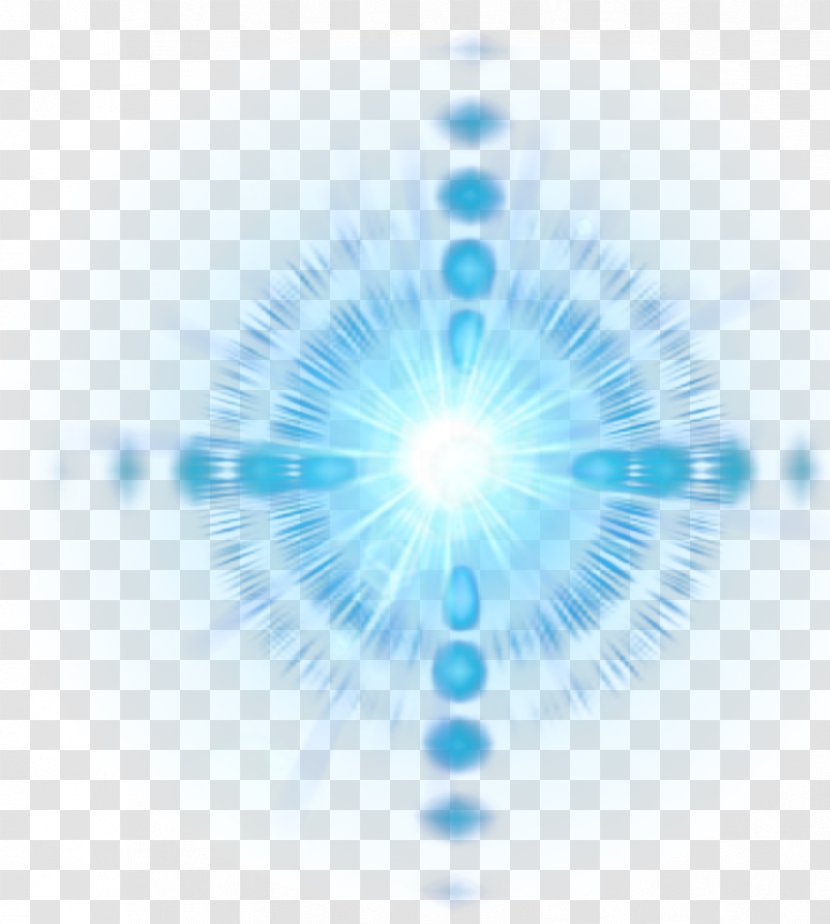 Light Blue Color - Technology - Cool Star Free Pull Material Transparent PNG