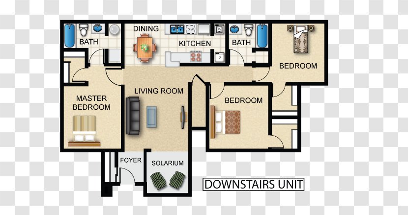 The Place At Rock Ridge Apartments Location Floor Plan - Arizona - Leave Office Early Day Transparent PNG