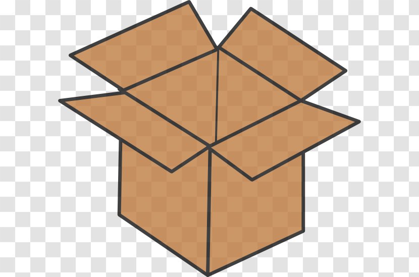 Cardboard Box Clip Art - Drawing - Shoebox Cliparts Transparent PNG