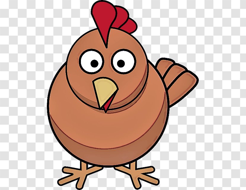 Chicken Bird Clip Art Cartoon Beak - Rooster Transparent PNG