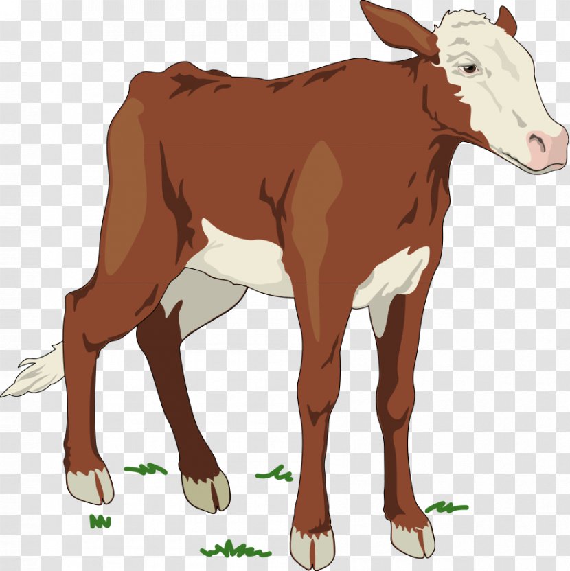 Holstein Friesian Cattle Jersey Ayrshire Brown Swiss Clip Art - Fauna - Cow Transparent PNG