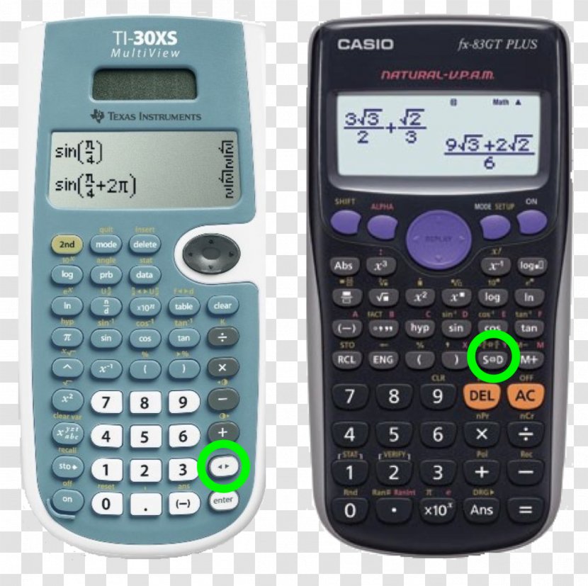 Casio FX-83GTPLUS Scientific Calculator SL-300VER - Office Supplies Transparent PNG