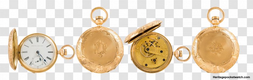 Earring Jewellery Pocket Watch Waltham Company Model 1857 Transparent PNG