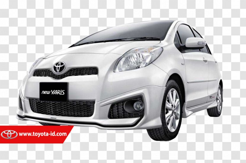 2012 Toyota Yaris 2014 2015 Car - Bumper Transparent PNG