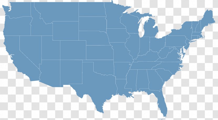 United States U.S. State Blank Map World - Tree Transparent PNG