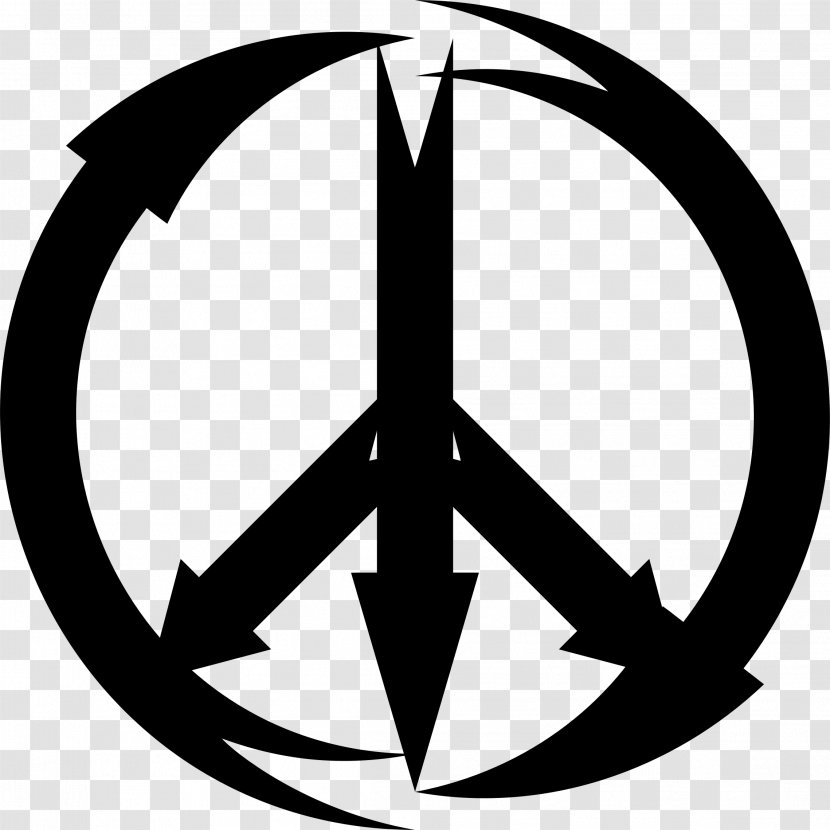 Peace Symbols Nuclear Disarmament Clip Art - Symbol Transparent PNG