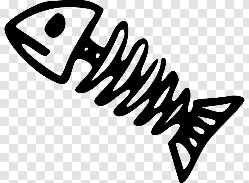 Fish Bone Skeleton Cartoon Clip Art - Artwork Transparent PNG