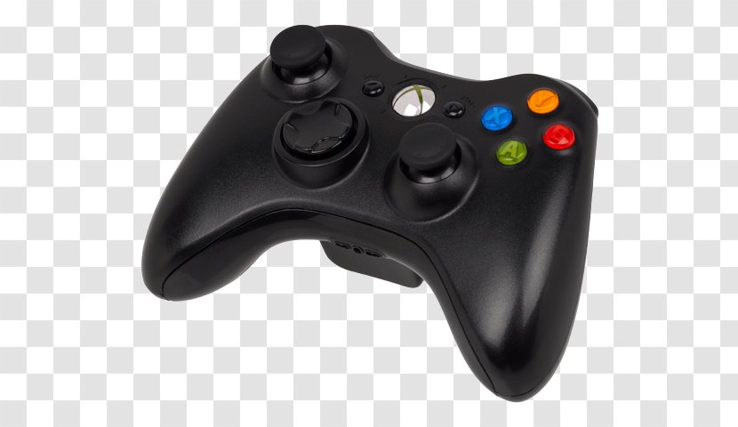 Xbox 360 Controller One Wireless Headset Black - Video Games Transparent PNG