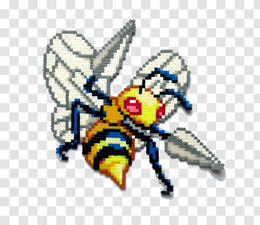 Beedrill Pokémon Yellow Sprite Weedle - Fictional Character Transparent PNG