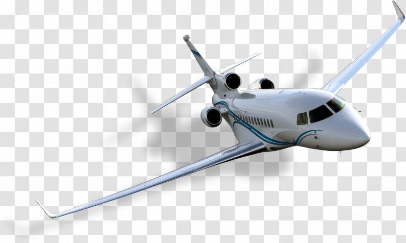 Airplane Business Jet Airline Ticket Flight Aircraft - Wing - Airliner Transparent PNG
