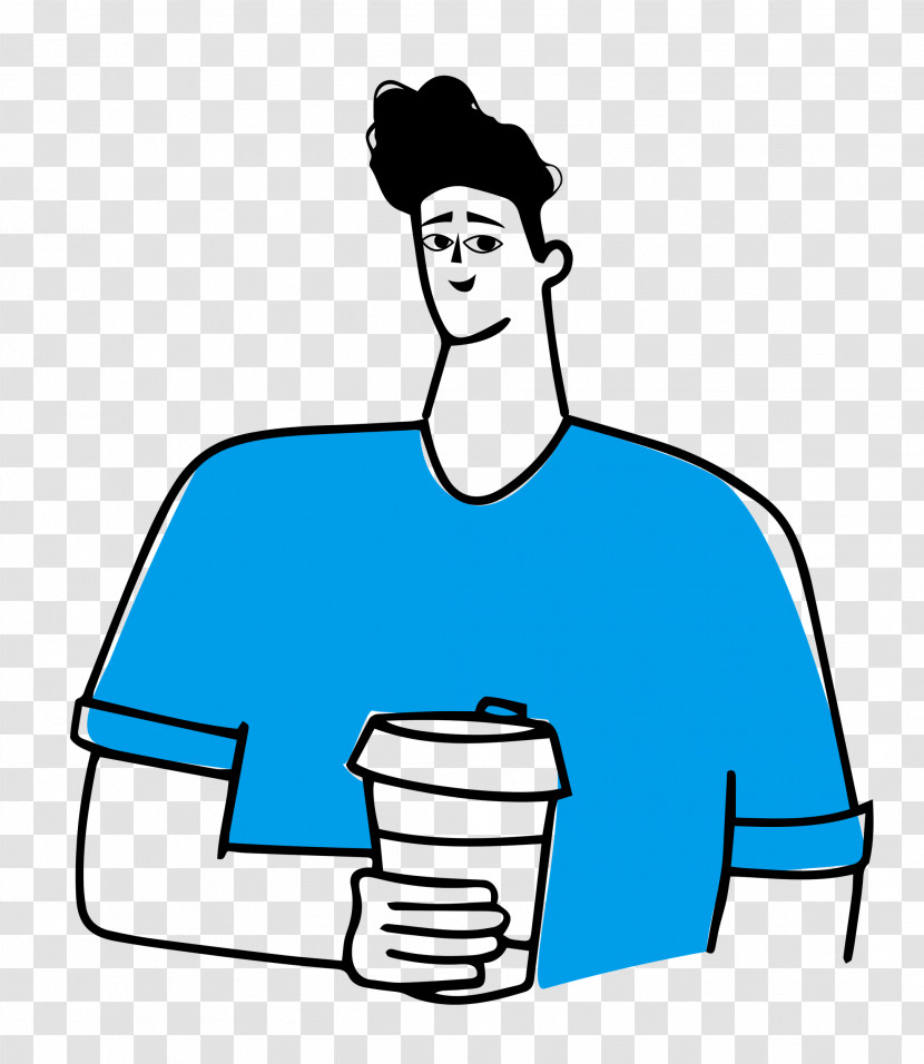 Holding Coffee Transparent PNG