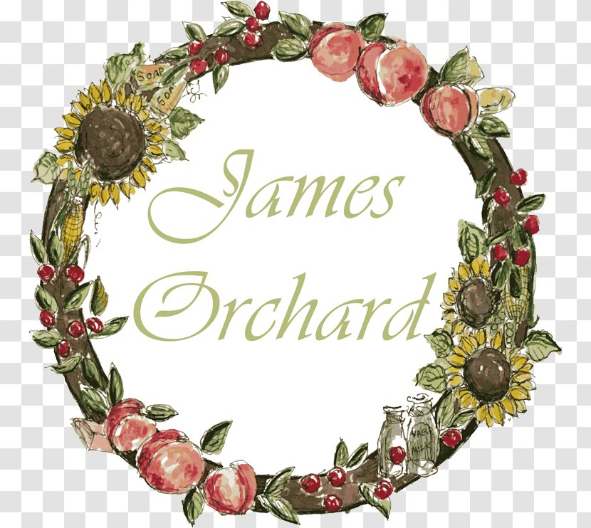 James Orchard Harvest Hooten Road Wreath Farm - Floral Design Transparent PNG