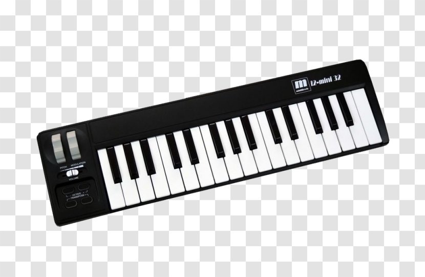 MIDI Keyboard Musical Instruments Sound Module - Usb Gamepad Transparent PNG